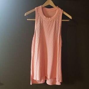 Pink muscle shirt size L